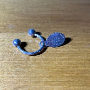 Tiffany sterling return to tiffany keychain